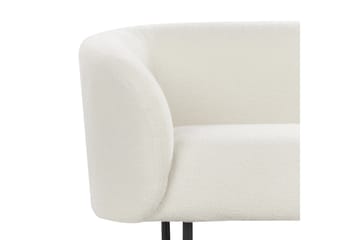 Tuka Soffa 3-sits - Svart/Vit - Möbler - Vardagsrum - Soffor - 3-sits soffor