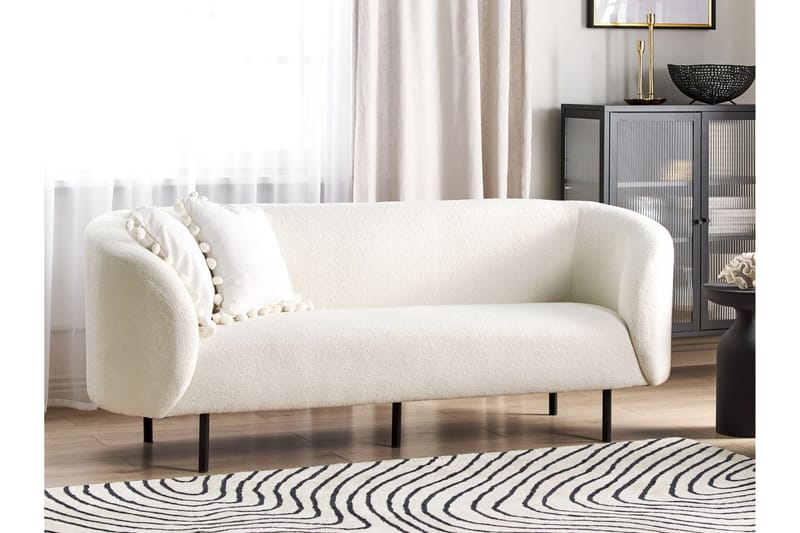 Tuka Soffa 3-sits - Svart/Vit - Möbler - Vardagsrum - Soffor - 3-sits soffor
