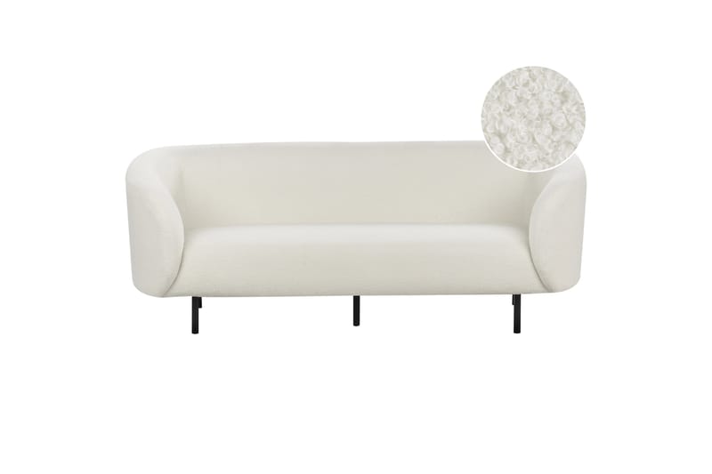 Tuka Soffa 3-sits - Svart/Vit - Möbler - Vardagsrum - Soffor - 3-sits soffor