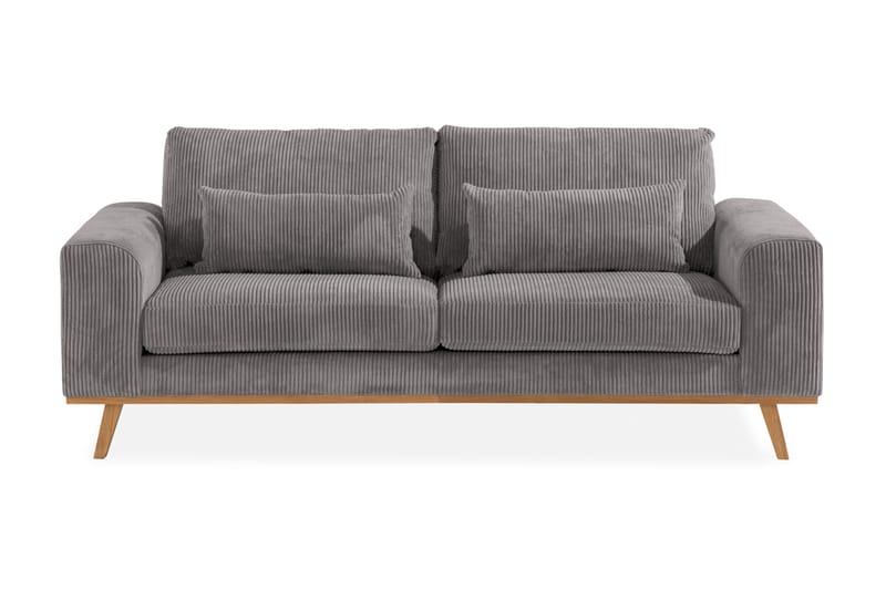 TULSA 2-sits Soffa Manchester Grå - 2-sits soffor
