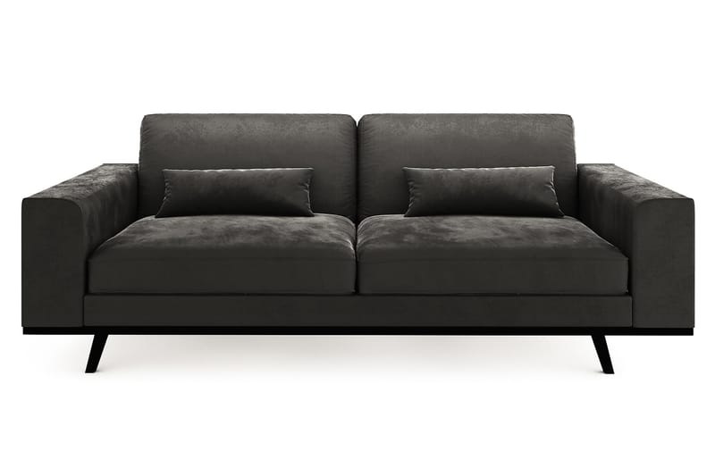 TULSA 3-sits Soffa Grovvävt tyg Turkos - Skräddarsy färg och tyg - 3-sits soffor