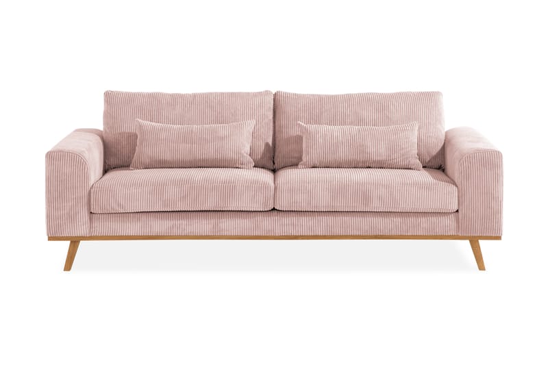 TULSA 3-sits Soffa Rosa - 3-sits soffor