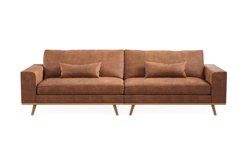 TULSA 4-sits Soffa Brun - 4-sits soffor