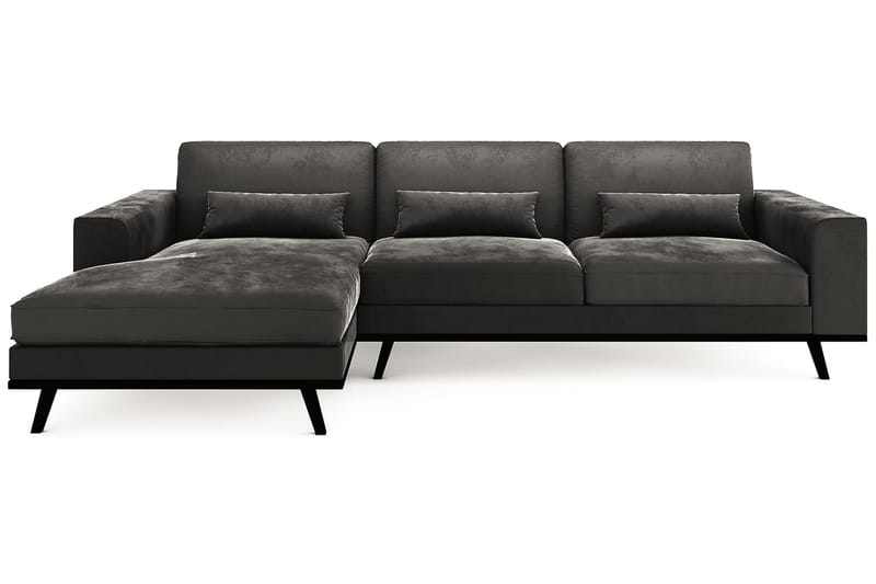 TULSA Divansoffa Vänster Chenille Blå - Divansoffa & schäslong