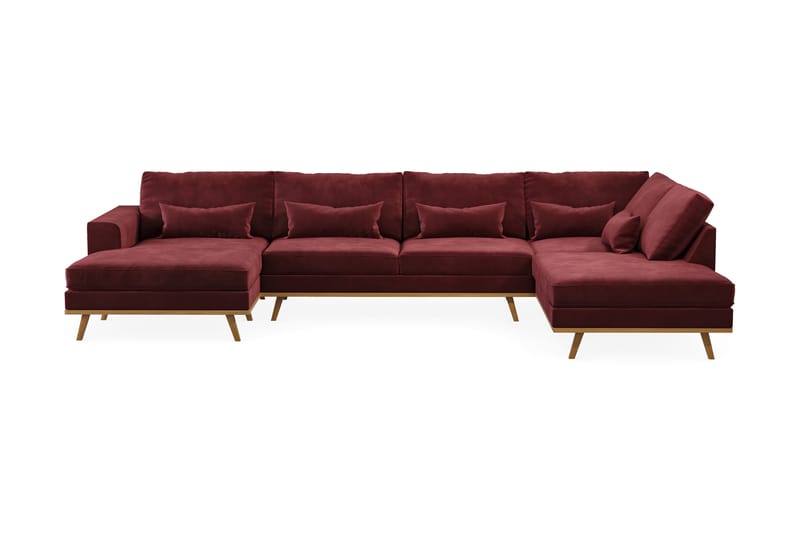 TULSA U-soffa Lila/Ek - U-soffor