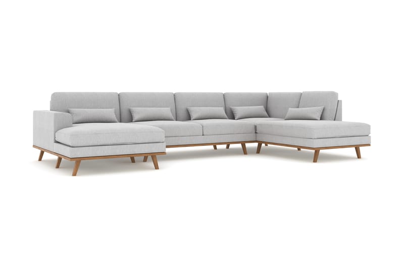 TULSA U-Soffa Linne Grå -   - U-soffor