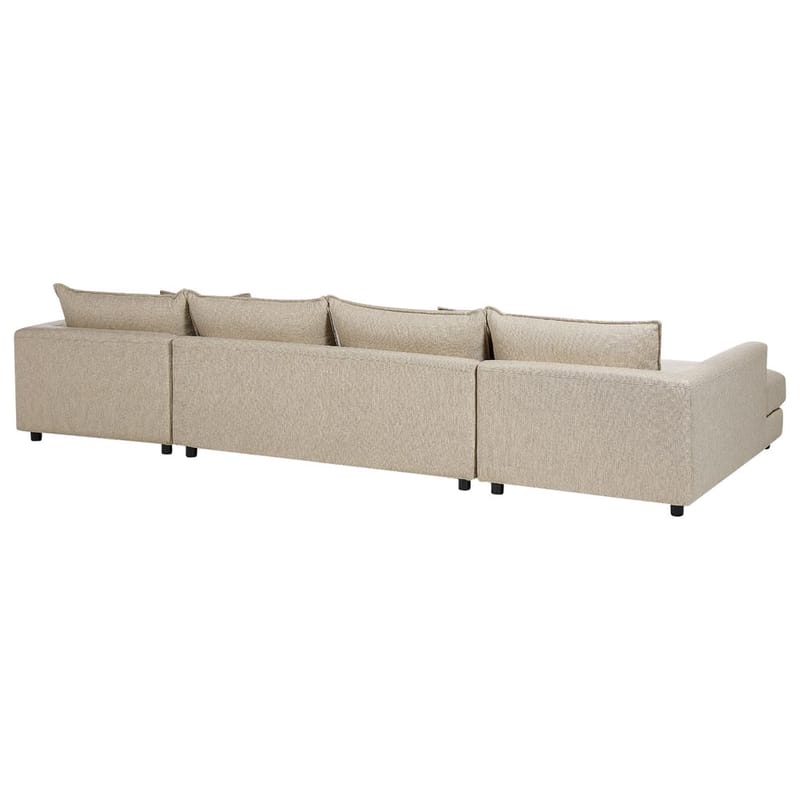 U-formad soffa Lilviken - Beige, svart - Möbler - Vardagsrum - Soffor - Hörnsoffor