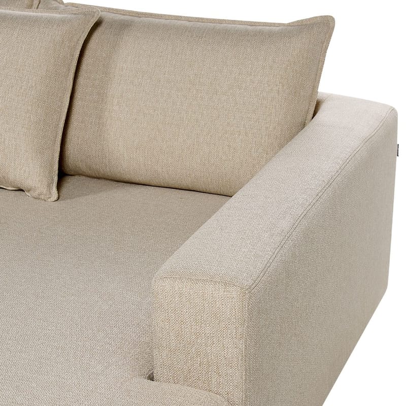 U-formad soffa Lilviken - Beige, svart - Möbler - Vardagsrum - Soffor - Hörnsoffor