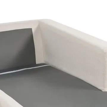 U-formad soffa Lilviken - Ljusbeige, svart - Möbler - Vardagsrum - Soffor - U-soffor
