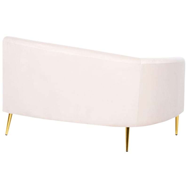 U-formad soffa Moss - Beige, guld - Möbler - Vardagsrum - Soffor - Sammetssoffor