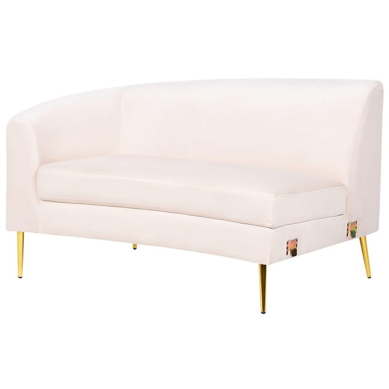 U-formad soffa Moss - Beige, guld - Möbler - Vardagsrum - Soffor - Hörnsoffor