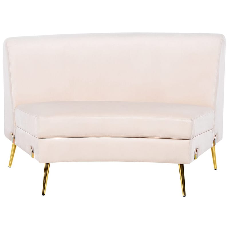U-formad soffa Moss - Beige, guld - Möbler - Vardagsrum - Soffor - Hörnsoffor