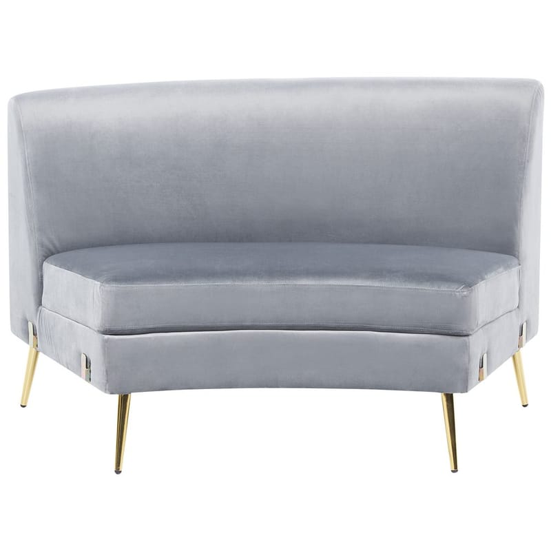 U-formad soffa Moss - Grå, guld - Möbler - Vardagsrum - Soffor - Hörnsoffor