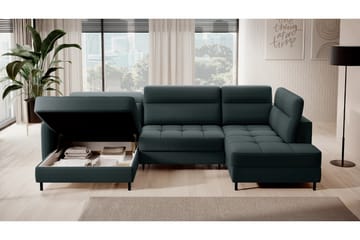 Berrto Soffa med Divan och Schäslong 5-sits - Grå - Möbler - Vardagsrum - Soffor - U-soffor