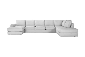 CLARKSVILLE LYX U-soffa med Divan Large Vänster Linnegrå