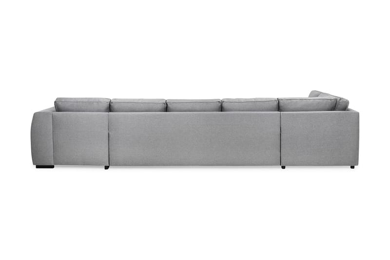 CLARKSVILLE U-soffa Large med Divan Höger Ljusgrå - U-soffor