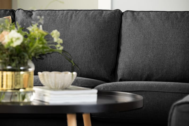 CLARKSVILLE U-soffa Large med Divan Vänster Mörkgrå - Möbler - Vardagsrum - Soffor - U-soffor