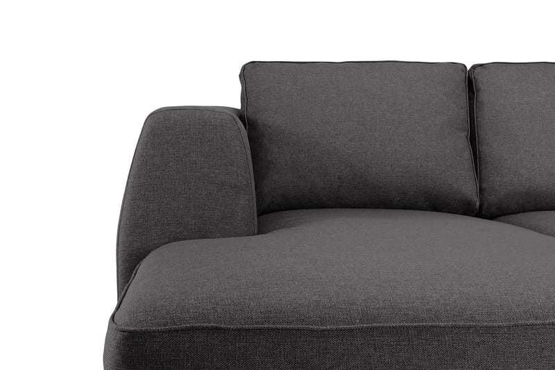 CLARKSVILLE U-soffa Large med Divan Vänster Mörkgrå - U-soffor