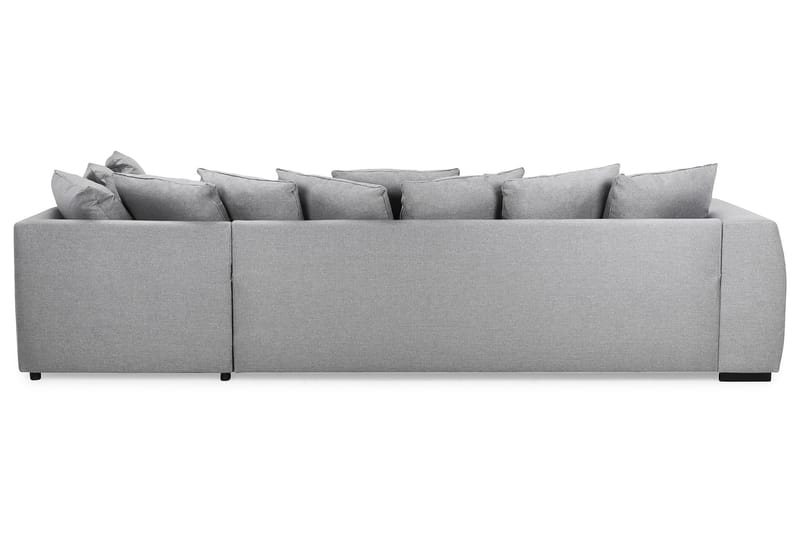 CLARKSVILLE U-soffa med Divan Vänster Kuvertkuddar Ljusgrå - U-soffor