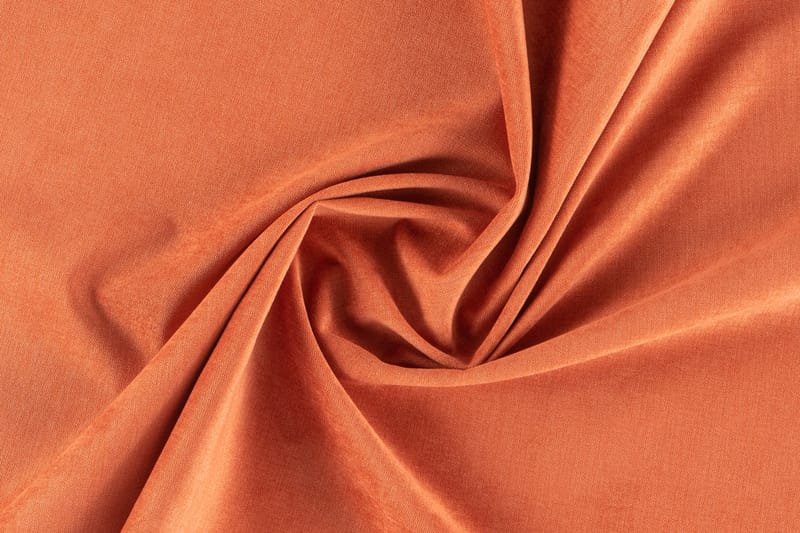 CONNECT Dubbeldivansoffa 4-sits Finvävt Tyg Orange - Skräddarsy färg och tyg - U-soffor