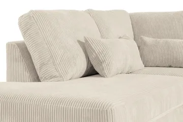 Copenhagen 5-sits Högervänd U-formad Large Soffa med Divan och Schäslong i Manchester - Beige - Möbler - Vardagsrum - Soffor - U-soffor