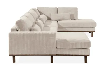 Copenhagen 5-sits Högervänd U-formad Large Soffa med Divan och Schäslong i Manchester - Beige - Möbler - Vardagsrum - Soffor - U-soffor