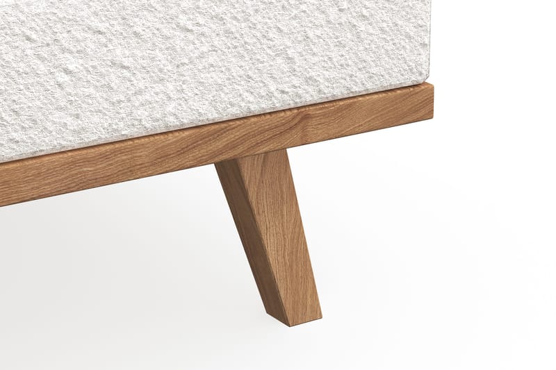 Copenhagen 5-sits Högervänd U-formad Soffa med Divan och Schäslong i Bouclé - Vit - Möbler - Vardagsrum - Soffor - U-soffor