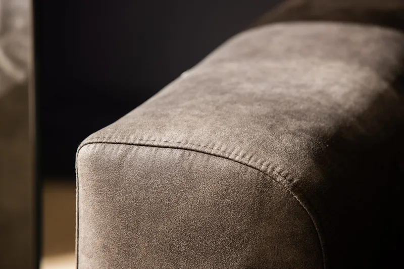 Copenhagen 5-sits Högervänd U-formad Soffa med Divan och Schäslong i Konstläder - Mörkgrå - Möbler - Vardagsrum - Soffor - U-soffor