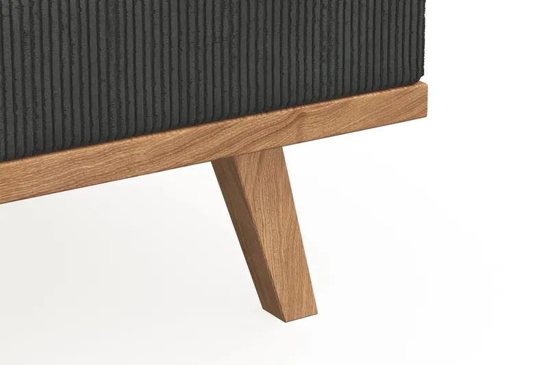 Copenhagen 5-sits Högervänd U-formad Soffa med Divan och Schäslong i Manchester - Mörkgrå - Möbler - Vardagsrum - Soffor - U-soffor