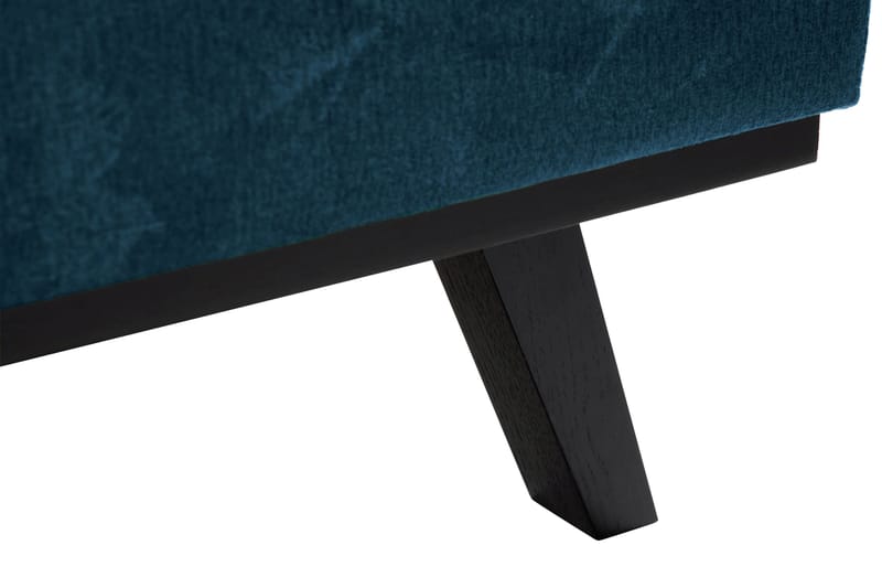 Copenhagen 5-sits Högervänd U-formad Soffa med Divan och Schäslong i Sammet - Blå - Möbler - Vardagsrum - Soffor - U-soffor