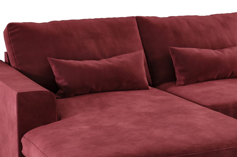 Copenhagen 5-sits Högervänd U-formad Soffa med Divan och Schäslong i Sammet - Lila - Möbler - Vardagsrum - Soffor - U-soffor