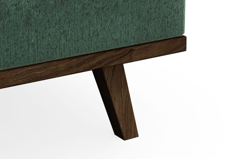 Copenhagen 5-sits Högervänd U-formad Soffa med Divan och Schäslong i Sammet - Mörkgrön - Möbler - Vardagsrum - Soffor - U-soffor