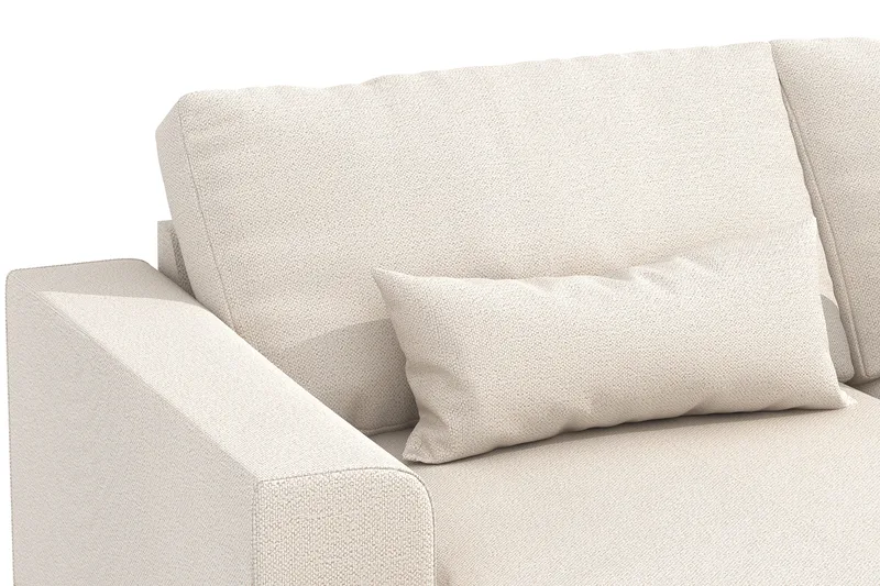 Copenhagen 5-sits Högervänd U-formad Soffa med Divan och Schäslong i Tyg - Beige - Möbler - Vardagsrum - Soffor - U-soffor