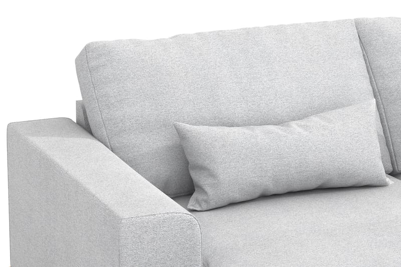 Copenhagen 5-sits Högervänd U-formad Soffa med Divan och Schäslong i Tyg - Ljusgrå - Möbler - Vardagsrum - Soffor - U-soffor