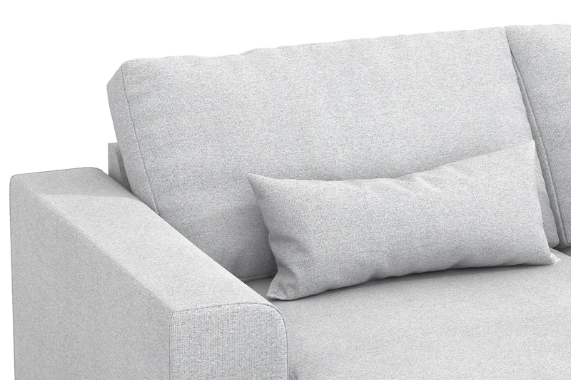 Copenhagen 5-sits Högervänd U-formad Soffa med Divan och Schäslong i Tyg - Ljusgrå - Möbler - Vardagsrum - Soffor - U-soffor