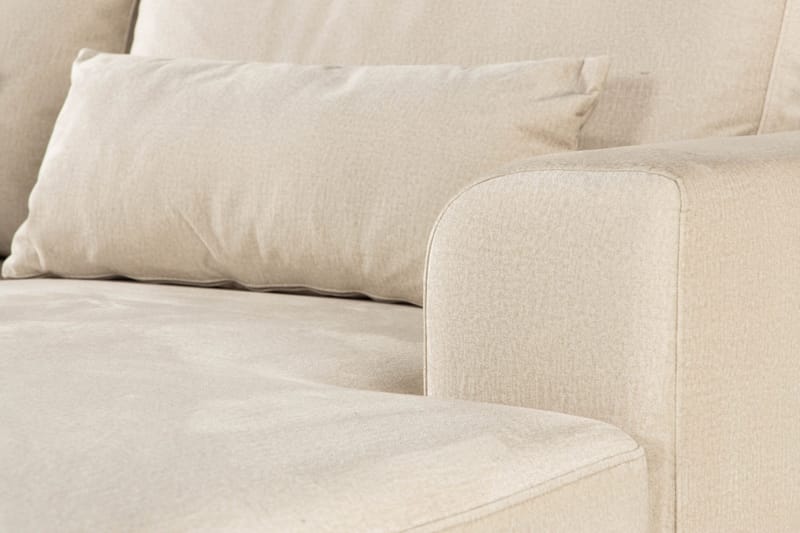 Copenhagen 5-sits Vänstervänd U-formad Large Soffa med Divan och Schäslong i Sammet - Beige - Möbler - Vardagsrum - Soffor - U-soffor