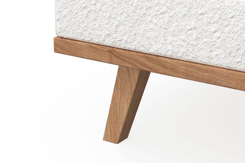 Copenhagen 5-sits Vänstervänd U-formad Soffa med Divan och Schäslong i Bouclé - Vit - Möbler - Vardagsrum - Soffor - U-soffor