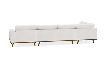 Copenhagen 5-sits Vänstervänd U-formad Soffa med Divan och Schäslong i Bouclé - Vit - Möbler - Vardagsrum - Soffor - U-soffor