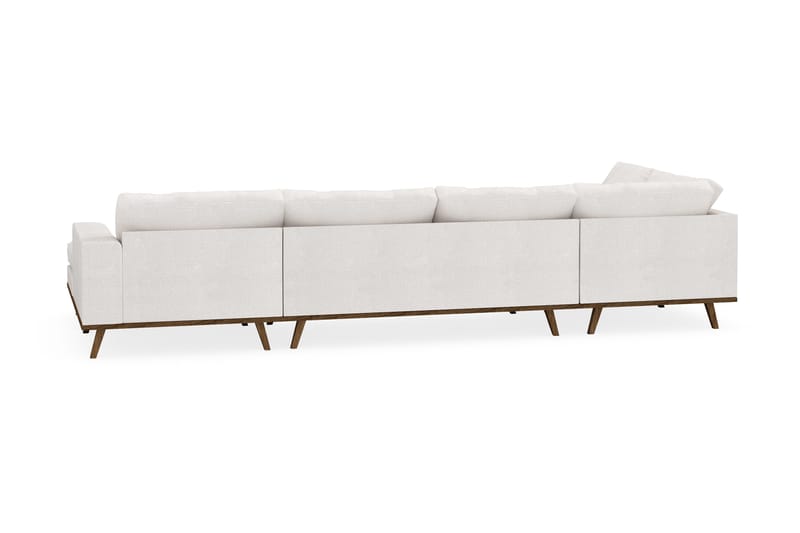 Copenhagen 5-sits Vänstervänd U-formad Soffa med Divan och Schäslong i Bouclé - Vit - Möbler - Vardagsrum - Soffor - U-soffor