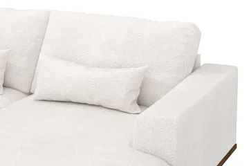 Copenhagen 5-sits Vänstervänd U-formad Soffa med Divan och Schäslong i Bouclé - Vit - Möbler - Vardagsrum - Soffor - U-soffor