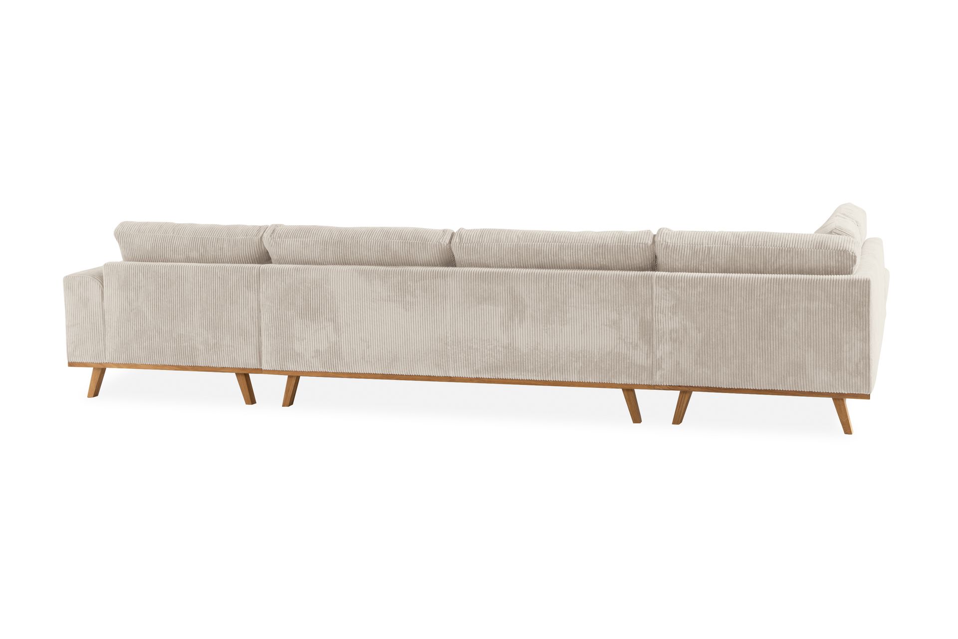Copenhagen 5-sits Vänstervänd U-formad Soffa med Divan och Schäslong i Manchester - Beige - Möbler - Vardagsrum - Soffor - U-soffor