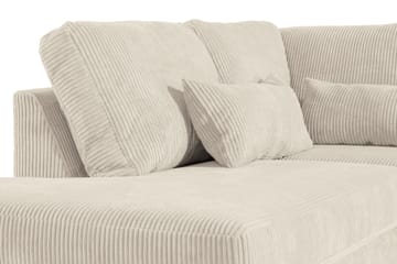 Copenhagen 5-sits Vänstervänd U-formad Soffa med Divan och Schäslong i Manchester - Beige - Möbler - Vardagsrum - Soffor - U-soffor