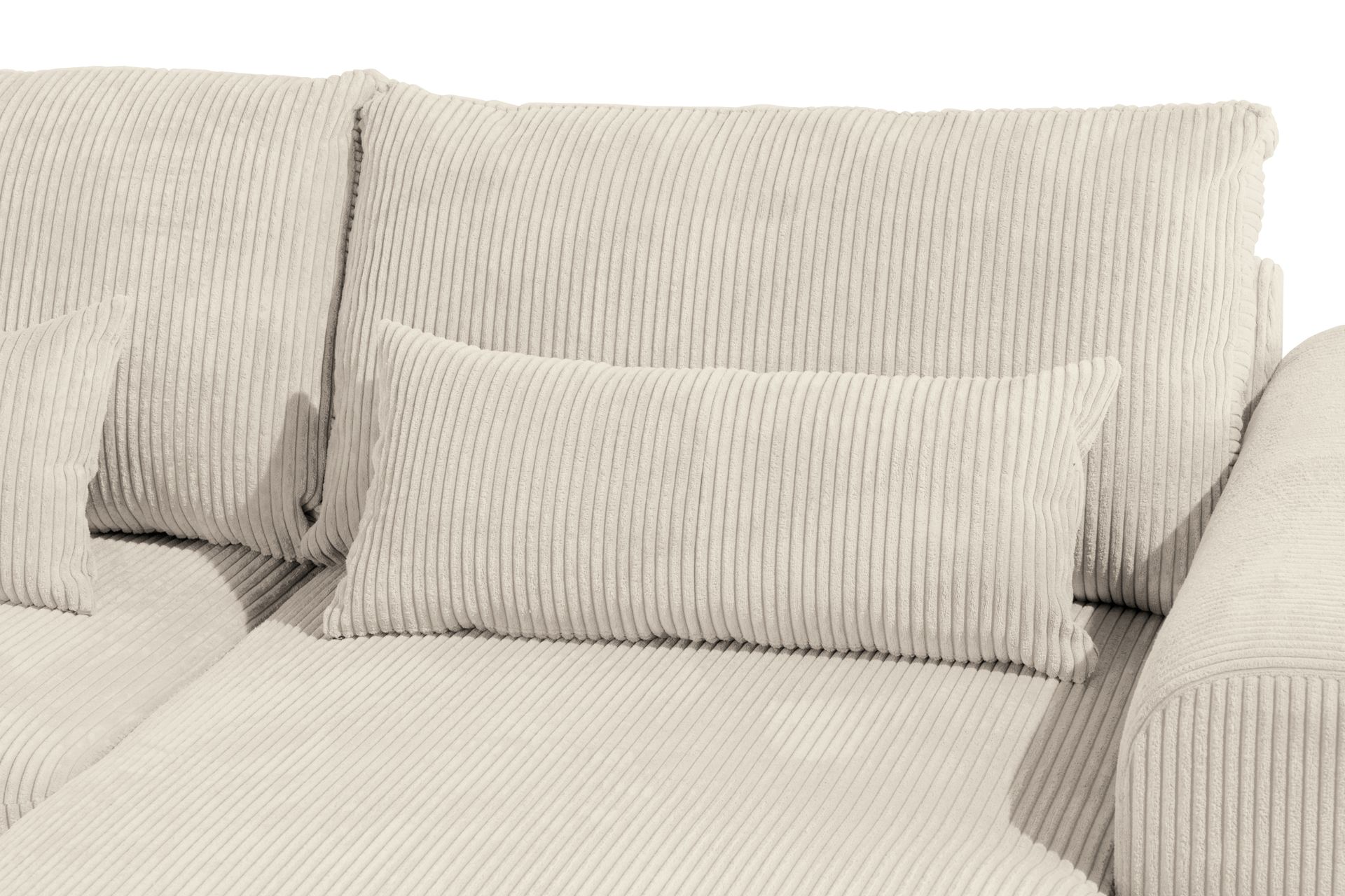 Copenhagen 5-sits Vänstervänd U-formad Soffa med Divan och Schäslong i Manchester - Beige - Möbler - Vardagsrum - Soffor - U-soffor