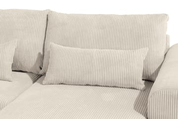 Copenhagen 5-sits Vänstervänd U-formad Soffa med Divan och Schäslong i Manchester - Beige - Möbler - Vardagsrum - Soffor - U-soffor