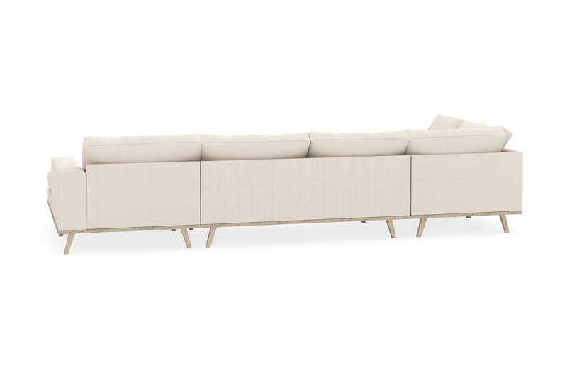Copenhagen 5-sits Vänstervänd U-formad Soffa med Divan och Schäslong i Manchester - Beige - Möbler - Vardagsrum - Soffor - U-soffor