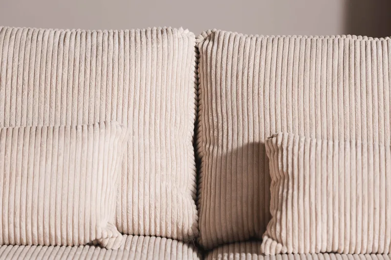 Copenhagen 5-sits Vänstervänd U-formad Soffa med Divan och Schäslong i Manchester - Beige - Möbler - Vardagsrum - Soffor - U-soffor