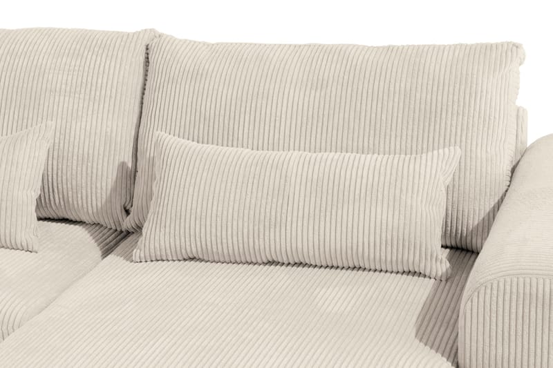 Copenhagen 5-sits Vänstervänd U-formad Soffa med Divan och Schäslong i Manchester - Beige - Möbler - Vardagsrum - Soffor - U-soffor