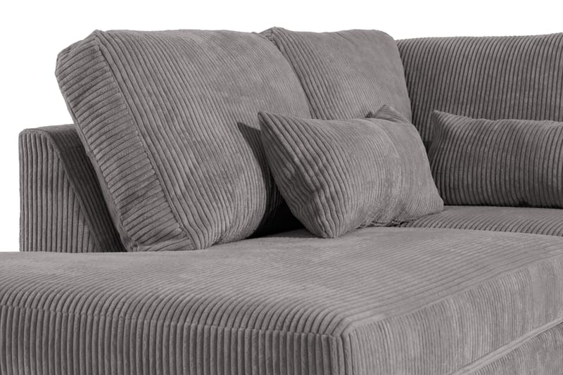 Copenhagen 5-sits Vänstervänd U-formad Soffa med Divan och Schäslong i Manchester - Mörkgrå - Möbler - Vardagsrum - Soffor - U-soffor