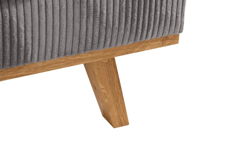 Copenhagen 5-sits Vänstervänd U-formad Soffa med Divan och Schäslong i Manchester - Mörkgrå - Möbler - Vardagsrum - Soffor - U-soffor