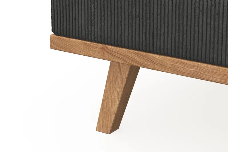 Copenhagen 5-sits Vänstervänd U-formad Soffa med Divan och Schäslong i Manchester - Mörkgrå - Möbler - Vardagsrum - Soffor - U-soffor